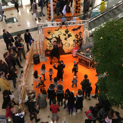 Area animazione bambini tema Halloween