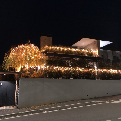 luci natale case private